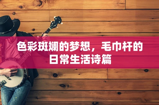 色彩斑斓的梦想，毛巾杆的日常生活诗篇