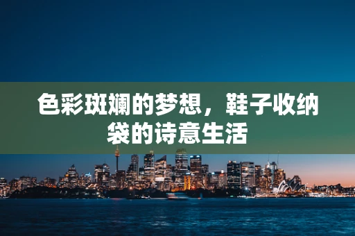 色彩斑斓的梦想，鞋子收纳袋的诗意生活
