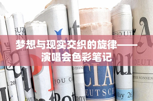 梦想与现实交织的旋律——演唱会色彩笔记