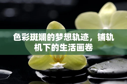色彩斑斓的梦想轨迹，铺轨机下的生活画卷