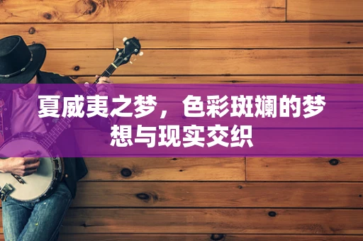 夏威夷之梦，色彩斑斓的梦想与现实交织