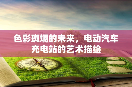 色彩斑斓的未来，电动汽车充电站的艺术描绘