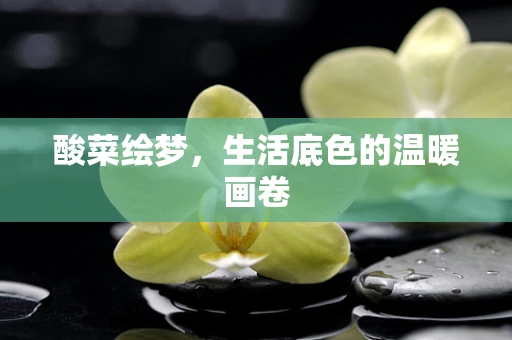 酸菜绘梦，生活底色的温暖画卷