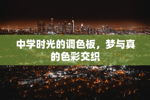 中学时光的调色板，梦与真的色彩交织