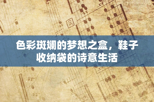 色彩斑斓的梦想之盒，鞋子收纳袋的诗意生活