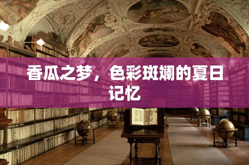 香瓜之梦，色彩斑斓的夏日记忆