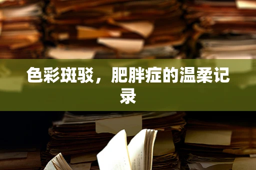色彩斑驳，肥胖症的温柔记录