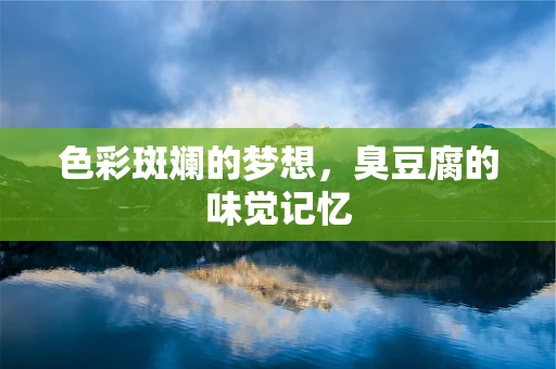 色彩斑斓的梦想，臭豆腐的味觉记忆