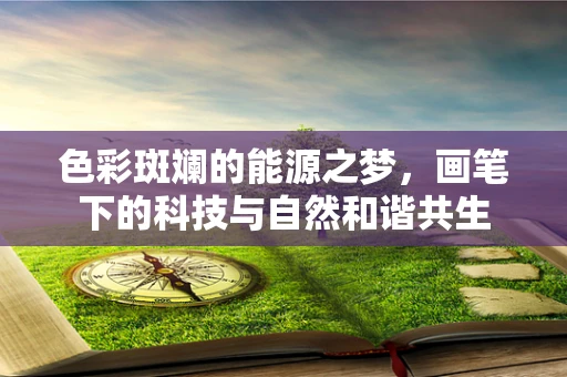 色彩斑斓的能源之梦，画笔下的科技与自然和谐共生