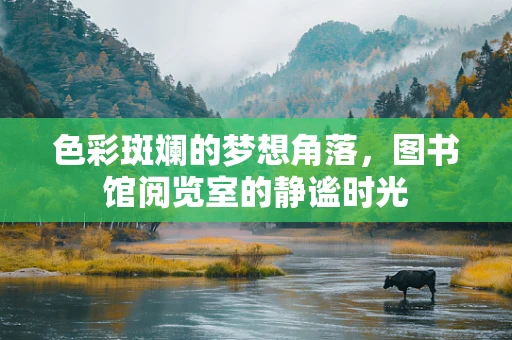 色彩斑斓的梦想角落，图书馆阅览室的静谧时光