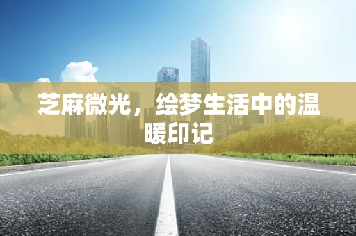 芝麻微光，绘梦生活中的温暖印记
