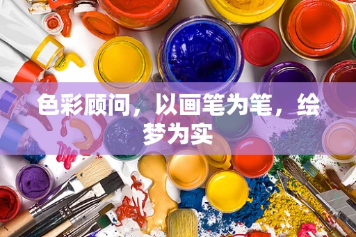 色彩顾问，以画笔为笔，绘梦为实
