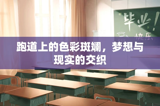 跑道上的色彩斑斓，梦想与现实的交织