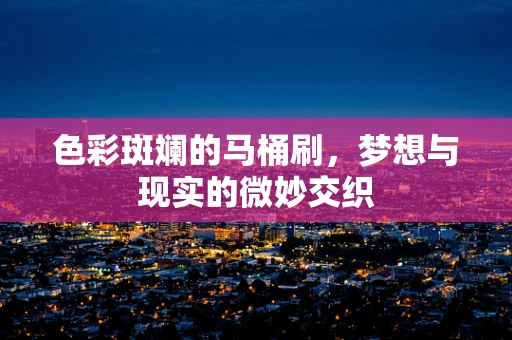 色彩斑斓的马桶刷，梦想与现实的微妙交织