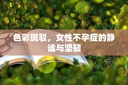 色彩斑驳，女性不孕症的静谧与坚韧