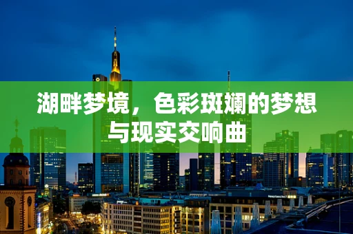 湖畔梦境，色彩斑斓的梦想与现实交响曲