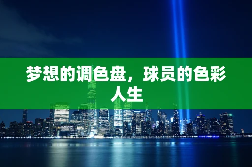 梦想的调色盘，球员的色彩人生