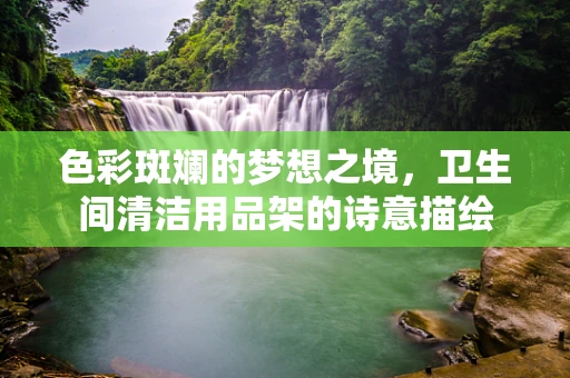 色彩斑斓的梦想之境，卫生间清洁用品架的诗意描绘