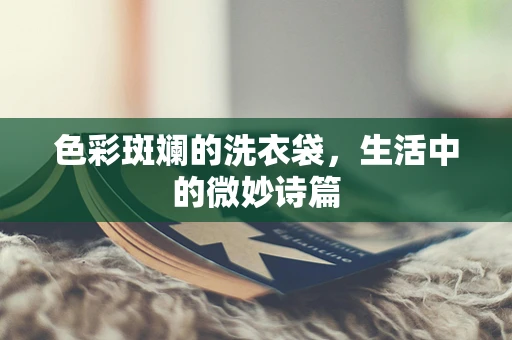 色彩斑斓的洗衣袋，生活中的微妙诗篇