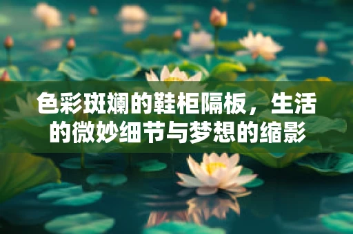 色彩斑斓的鞋柜隔板，生活的微妙细节与梦想的缩影
