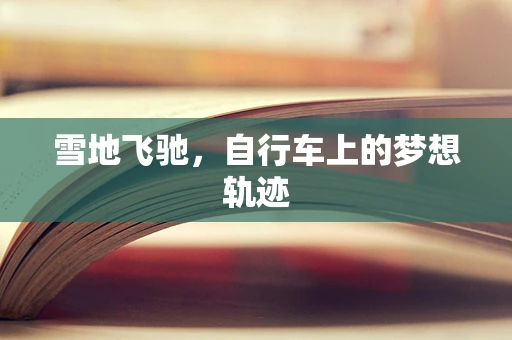 雪地飞驰，自行车上的梦想轨迹