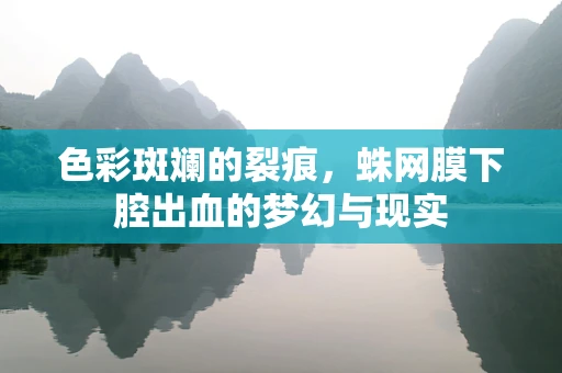 色彩斑斓的裂痕，蛛网膜下腔出血的梦幻与现实