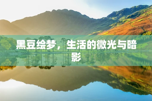 黑豆绘梦，生活的微光与暗影