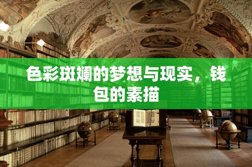 色彩斑斓的梦想与现实，钱包的素描
