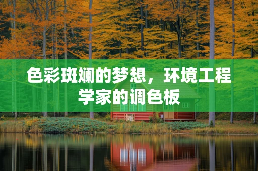 色彩斑斓的梦想，环境工程学家的调色板