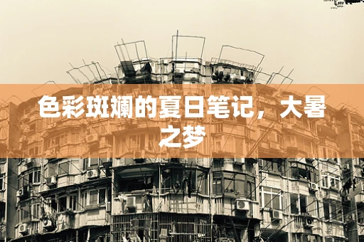 色彩斑斓的夏日笔记，大暑之梦