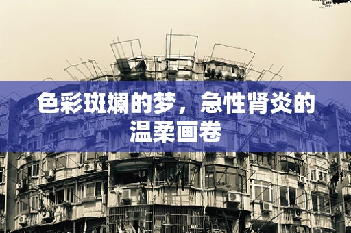 色彩斑斓的梦，急性肾炎的温柔画卷