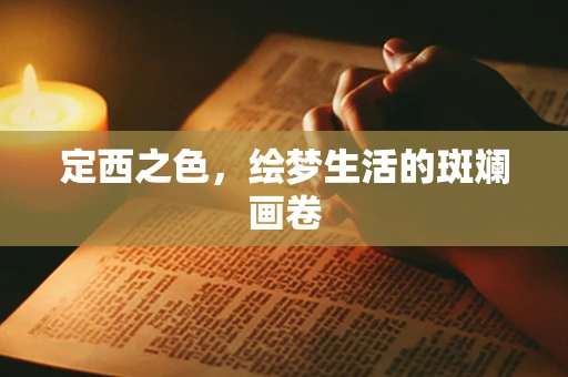 定西之色，绘梦生活的斑斓画卷