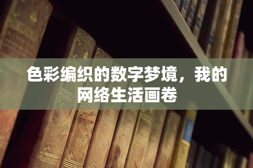 色彩编织的数字梦境，我的网络生活画卷