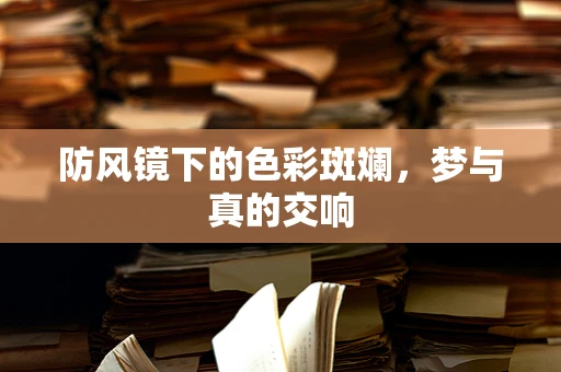防风镜下的色彩斑斓，梦与真的交响