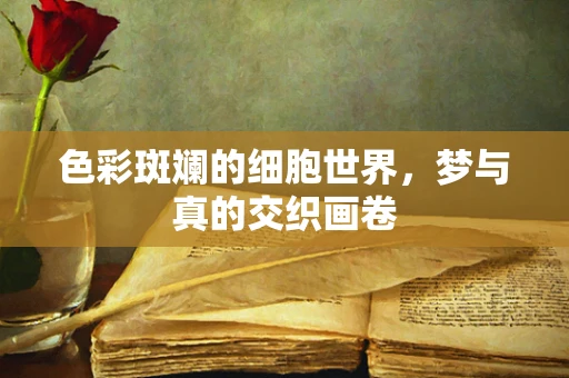 色彩斑斓的细胞世界，梦与真的交织画卷