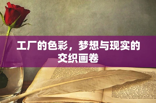 工厂的色彩，梦想与现实的交织画卷