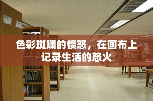 色彩斑斓的愤怒，在画布上记录生活的怒火