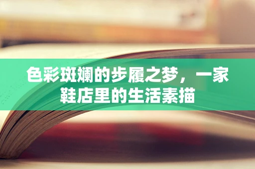 色彩斑斓的步履之梦，一家鞋店里的生活素描