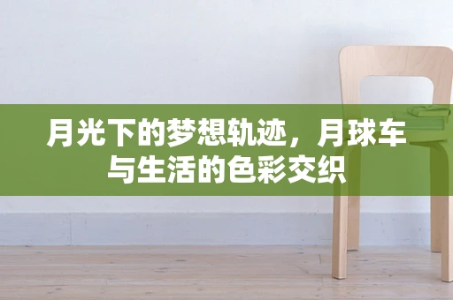 月光下的梦想轨迹，月球车与生活的色彩交织