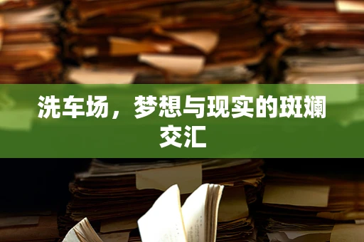 洗车场，梦想与现实的斑斓交汇
