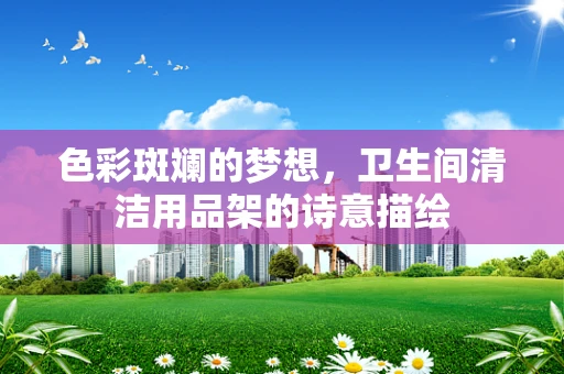 色彩斑斓的梦想，卫生间清洁用品架的诗意描绘