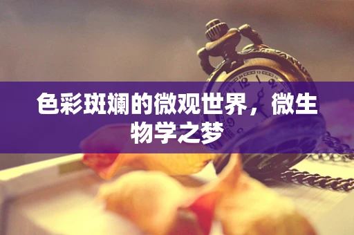 色彩斑斓的微观世界，微生物学之梦