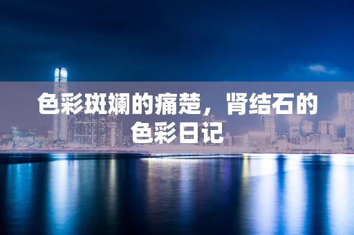 色彩斑斓的痛楚，肾结石的色彩日记