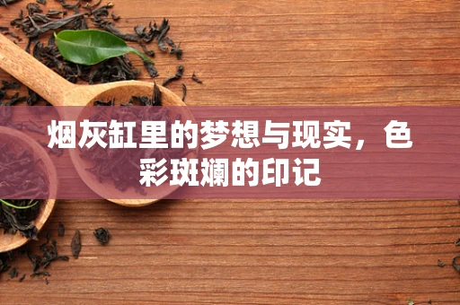 烟灰缸里的梦想与现实，色彩斑斓的印记