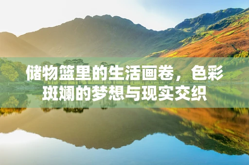 储物篮里的生活画卷，色彩斑斓的梦想与现实交织