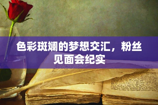 色彩斑斓的梦想交汇，粉丝见面会纪实