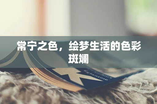 常宁之色，绘梦生活的色彩斑斓