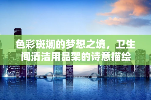 色彩斑斓的梦想之境，卫生间清洁用品架的诗意描绘