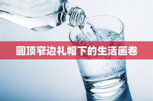 圆顶窄边礼帽下的生活画卷