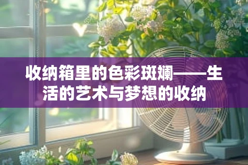 收纳箱里的色彩斑斓——生活的艺术与梦想的收纳